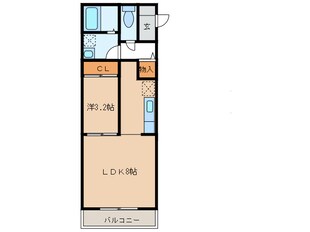 メゾンエスターブレの物件間取画像